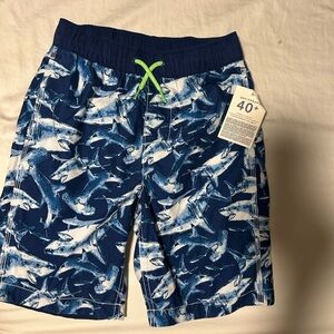 GAP Kids Blue Shark Print Shorts
